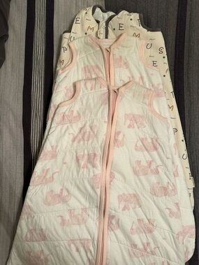 Burt’s bees quilted sleep sacks